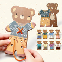 Thumbnail for ThreadBear – Adorable et éducatif – Jouet à enfiler Montessori Ours