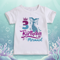 Thumbnail for Birthday Graphic Tee – Mignon et léger – T-shirt d'anniversaire pour enfant