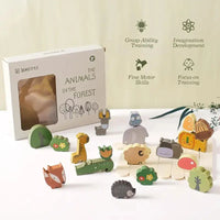 Thumbnail for Animal Stackers™ - Empiler Slim - Animaux en bois Jouets à empiler