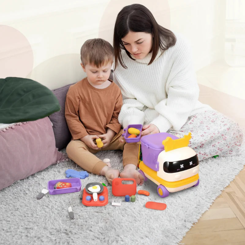 FoodDrive – Interactif et créatif – Set de cuisine pour voiture