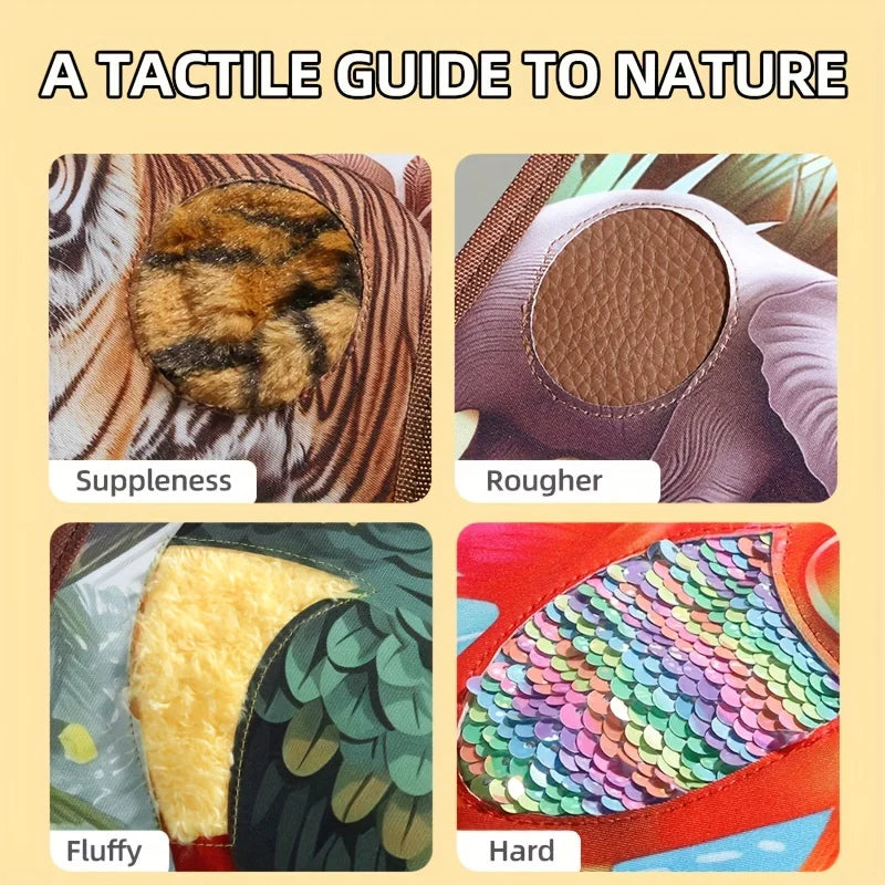 Touch Book™ – Chatouilles et couleurs - Livret des sens Animaux