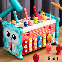 Thumbnail for Montessori Hammering Toy – Motricité et apprentissage – Set de jeu 8 en 1