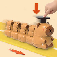 Thumbnail for Capybara Train Toy – Ludique et mignon – Train bondé