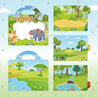 Thumbnail for StickerFun – Coloré et instructif - Livre d'autocollants réutilisable