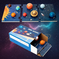 Thumbnail for Wooden Solar System – Éducatif et ludique – Kit de jeu « Les planètes »