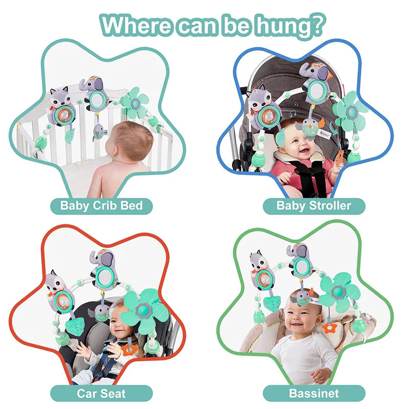 Tiny Tunes – Musical et mobile – Tendeur de poussette