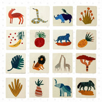 Thumbnail for MemoryMatch – Bois & Éducatif – Jeu de mémoire Jungle