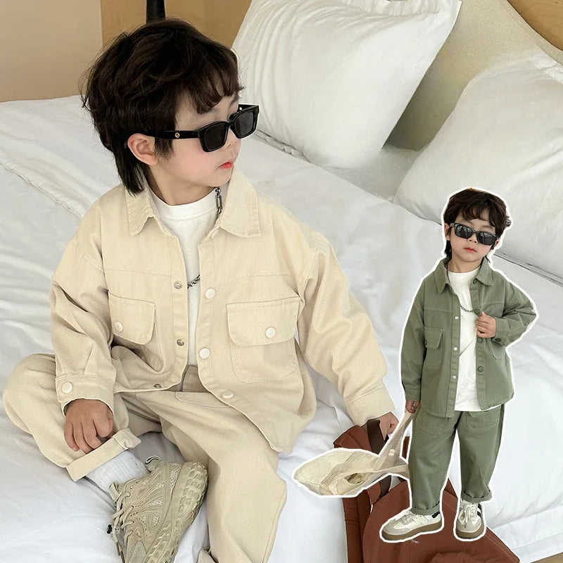 Boys Fashion – Tendance et confort – Ensemble cargo pour garçons