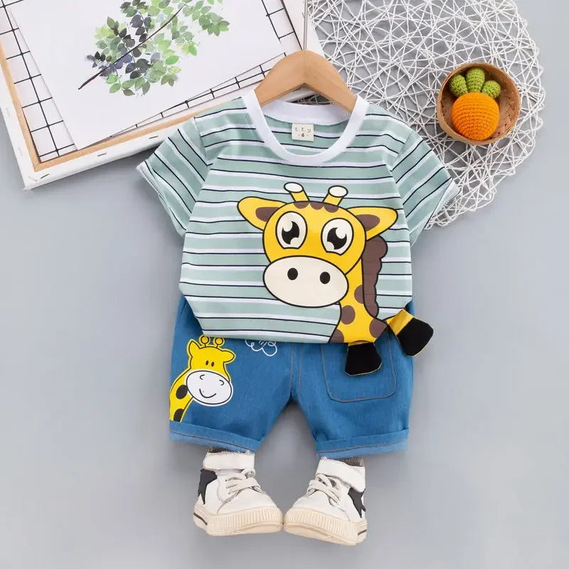 Mini Fashion™ - Imprimé Girafe - Ensemble en coton