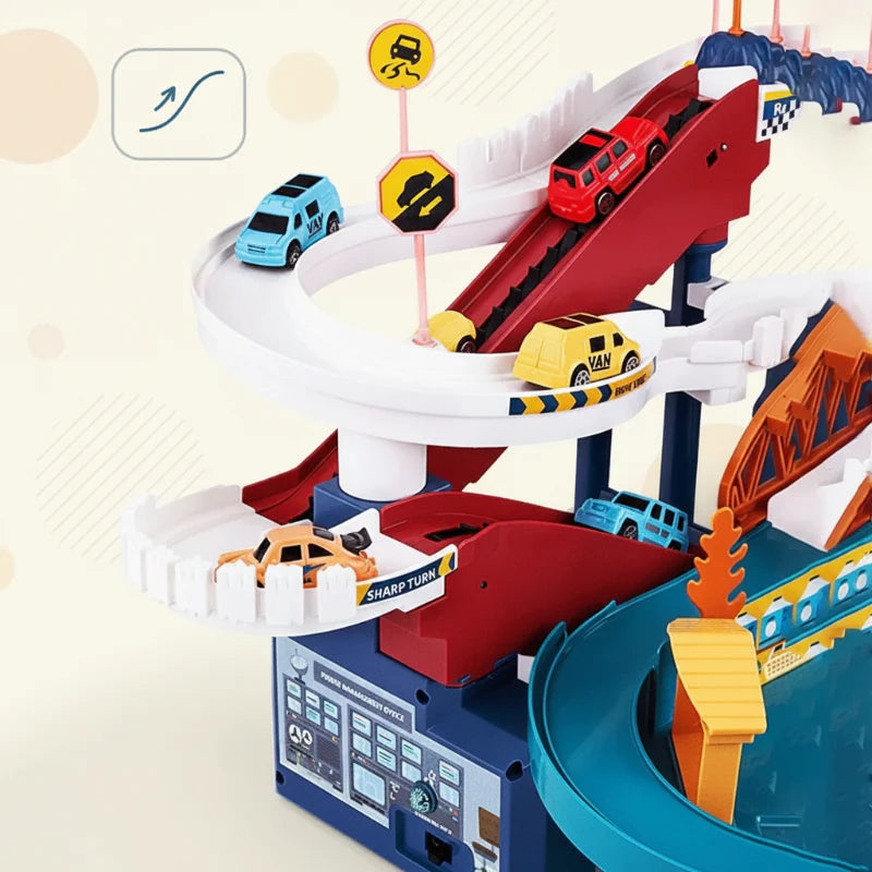 JurassicRun – Cool et instructif – Circuit de course avec voitures dinosaures