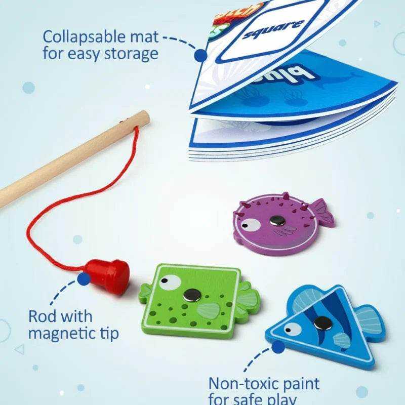 SmartFish – Amusant et éducatif – Set de jeu aimant pêche