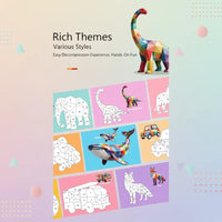 Thumbnail for 3D Sticker Puzzle – Créatif et éducatif – Puzzle géométrique en 3D