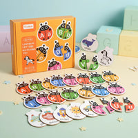 Thumbnail for Wooden Letter Matching Game – Apprentissage et jeux – Puzzle de l'alphabet