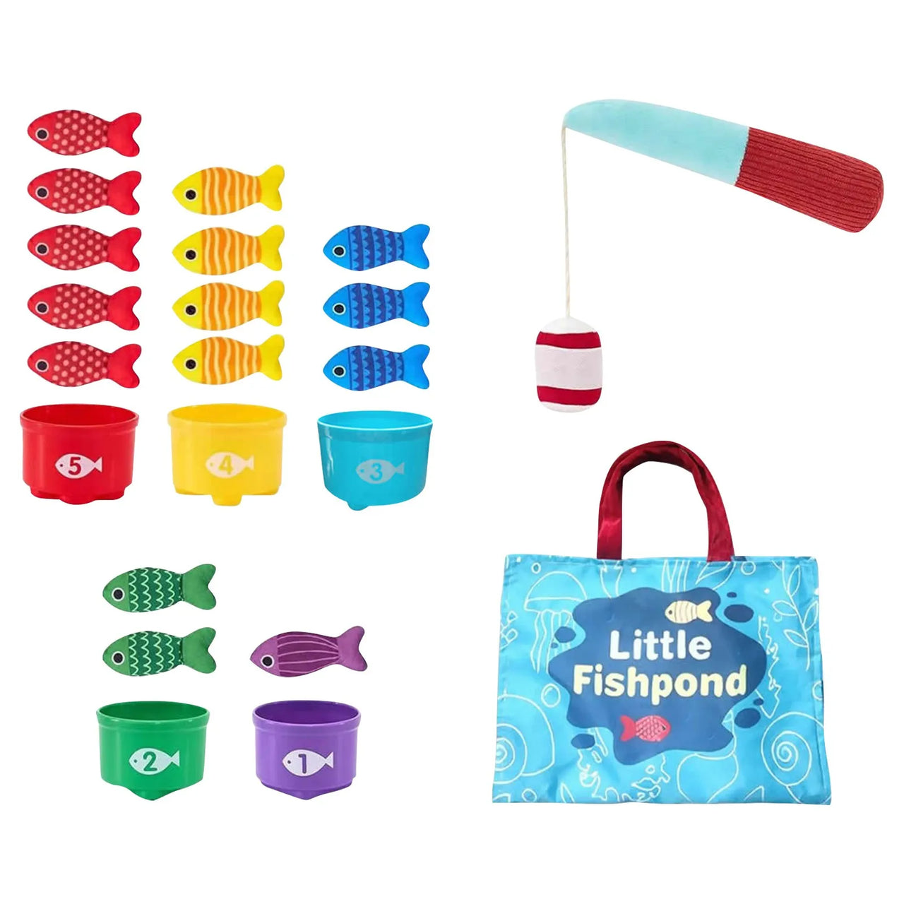 Magnetic Fishing Game™ -  Attrapez-les tous - Jeu de pêche magnétique