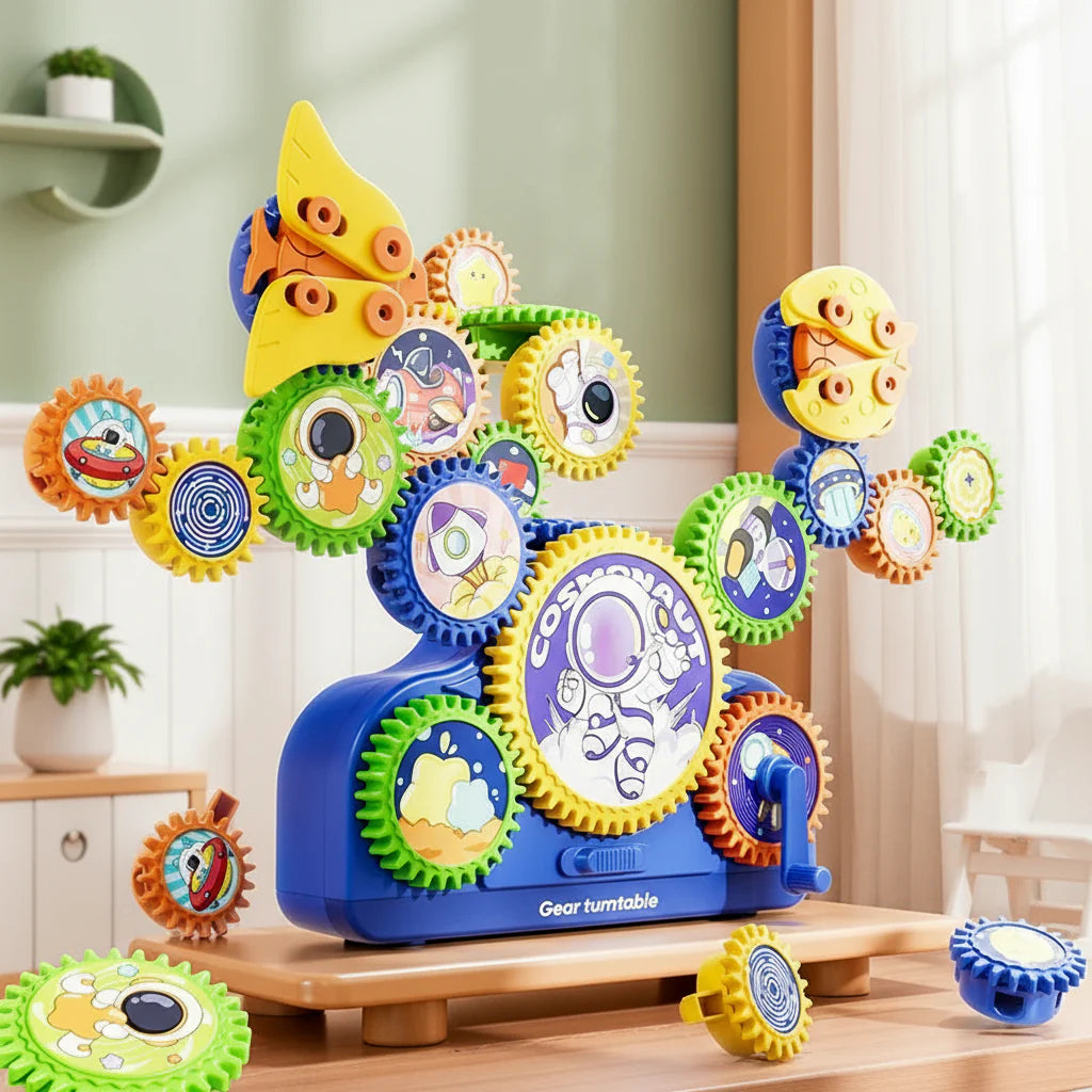 SmartGears – Éducatif et amusant – Jeu de roues dentées électriques 3D