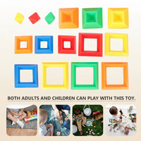 Thumbnail for Pyramid Stacking Blocks – Motricité et créativité – Jeu de blocs à empiler