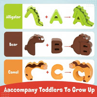 Thumbnail for ZooLetters – Ludique et éducatif – Puzzle alphabétique sur les animaux pour les enfants