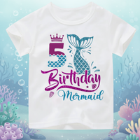 Thumbnail for Birthday Graphic Tee – Mignon et léger – T-shirt d'anniversaire pour enfant