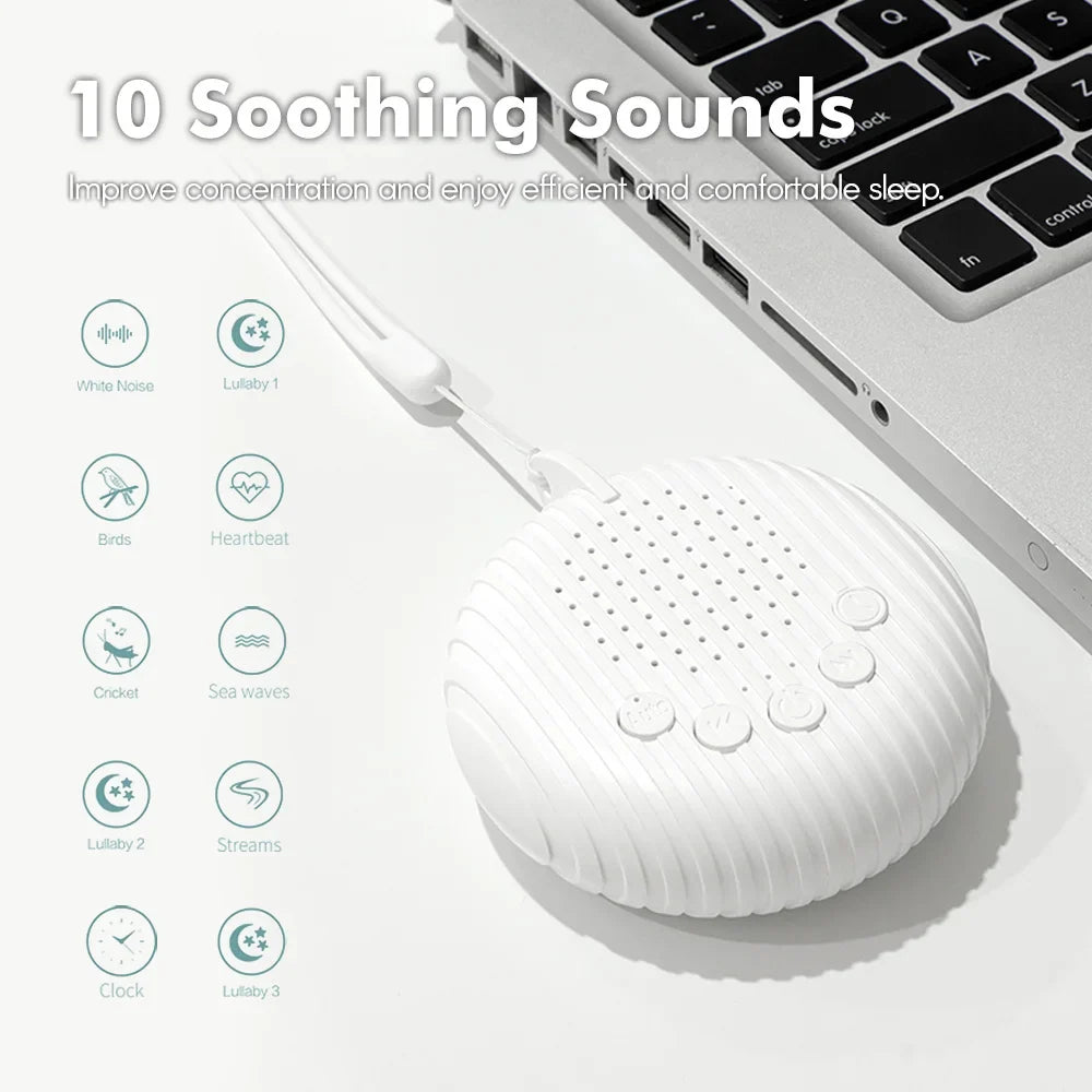 SleepEase – Repos et voyage - Machine sonore à bruit blanc pour bébés