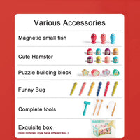 Thumbnail for Montessori Hammering Toy – Motricité et apprentissage – Set de jeu 8 en 1