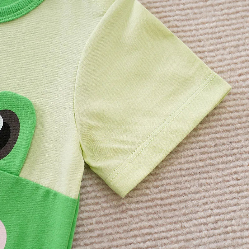 Mini Fashion™ - Doux pour la peau de bébé - Pyjama grenouille