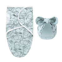 Thumbnail for DreamNest – Repos et confort – Couverture d'emmaillotage de luxe avec bonnet