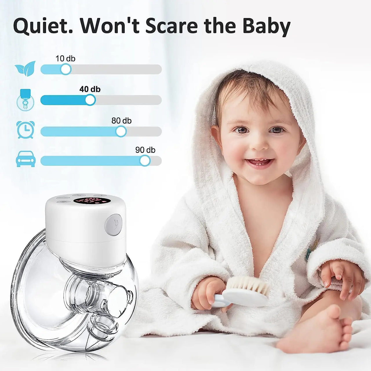 MammaFlow – Sans fil et discret - Tire-lait électrique mains libres