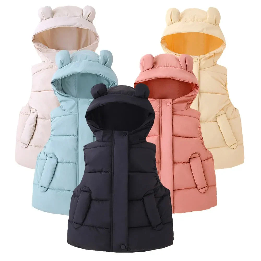 Mini Fashion™ - Chaud et Tendance - Gilet sans manches à capuche