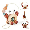 Crab Pull Toy™ – Jouer et apprendre – Crabe de Houten