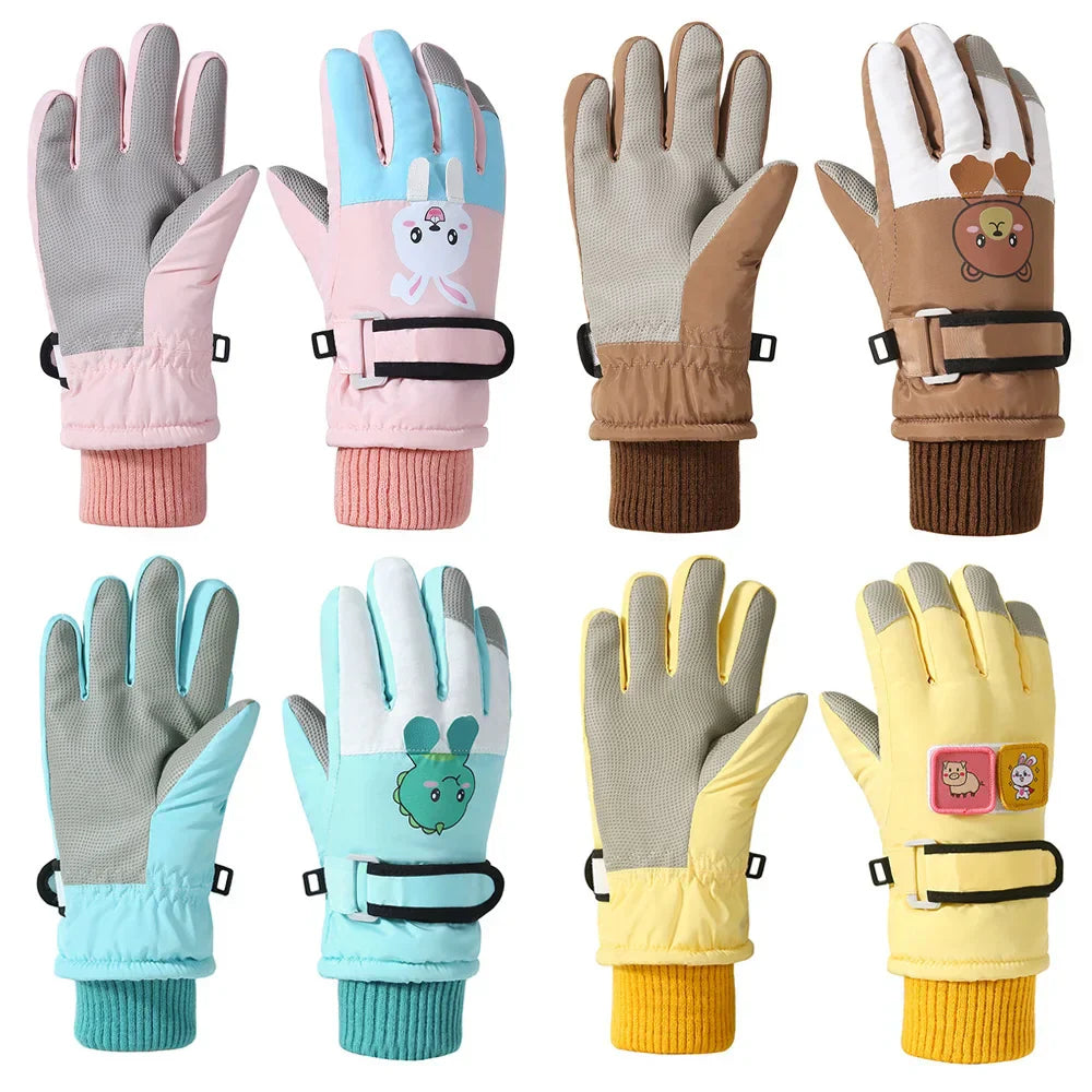 Mini Fashion™ - Matière chaude - Gants de Ski pour enfants