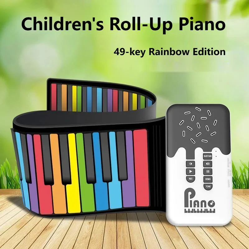 Roll-up Piano Keyboard – Créatif et éducatif – Piano pliable
