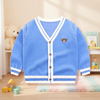 Thumbnail for CozziWear – Chaud et tendance – Cardigan tricoté avec des oursons