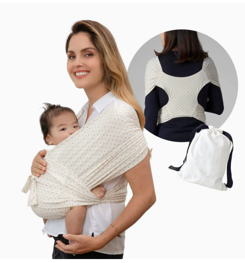 SoftNest - Confortable, respirant et sûr - Écharpe porte-bébé ergonomique