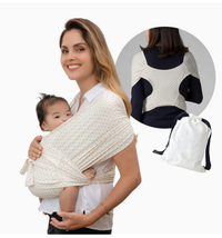 Thumbnail for SoftNest - Confortable, respirant et sûr - Écharpe porte-bébé ergonomique