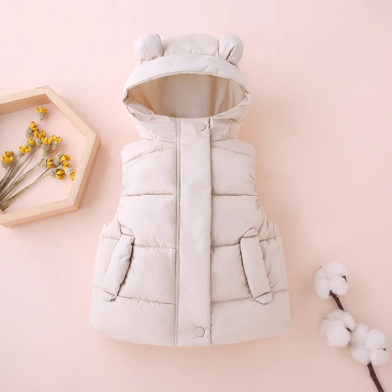 Mini Fashion™ - Chaud et Tendance - Gilet sans manches à capuche