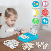 EduPlay – 2 en 1 - Kit d'apprentissage et de jeu avec cartes alphabet et chiffres