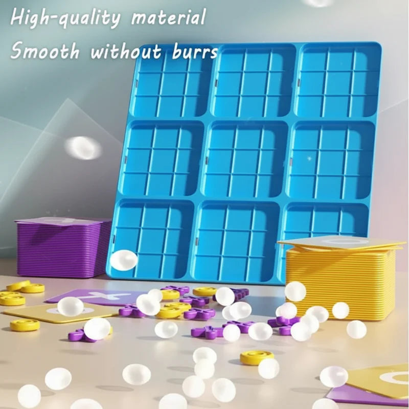 ThinkTac – Intelligent et stimulant – Tic-Tac-Toe Casse-tête (Morpion)