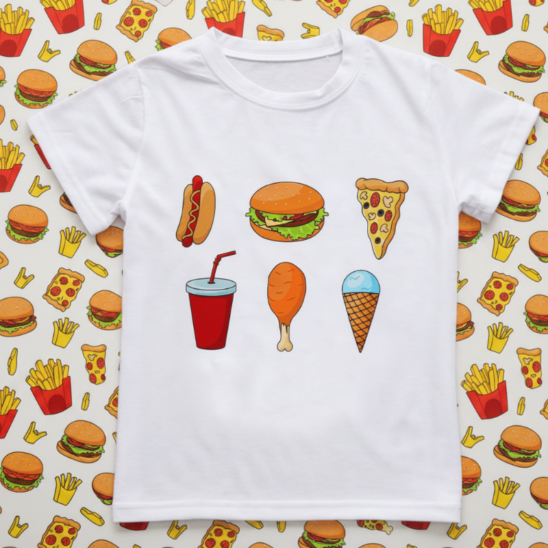 Boys & Girls Summer Tee – Confort et fantaisie – T-shirt enfant à motif amusant