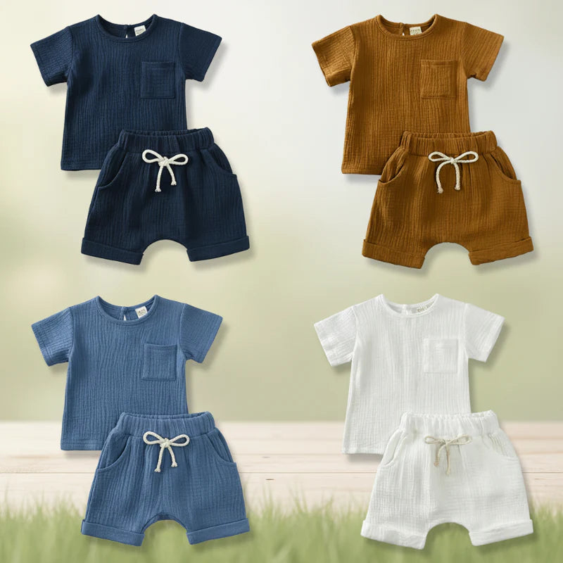 Baby Summer Outfit – Légèreté et confort – Ensemble de vêtements