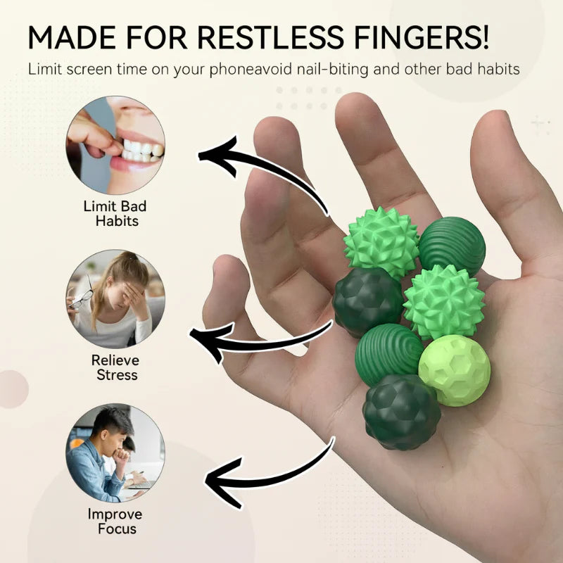 CalmSphere – Doux et concentré – Jouet magnétique anti-stress