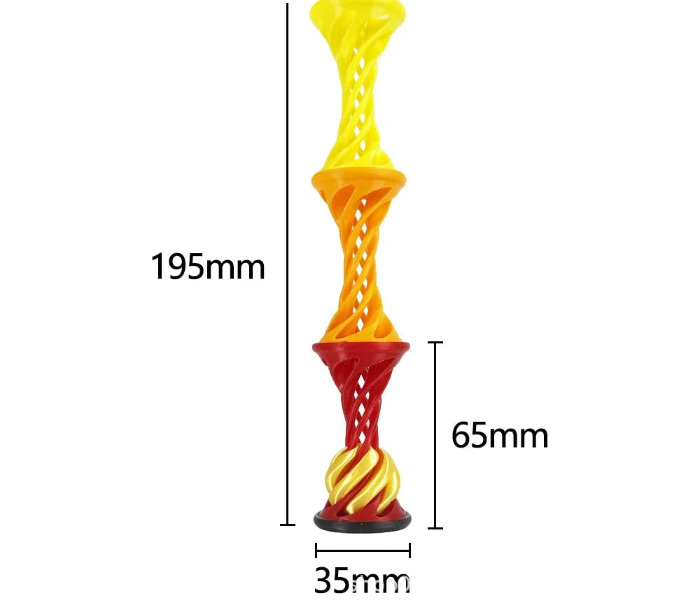 SpiraPop – Unique et apaisant – Jouet anti-stress 3D à décompression