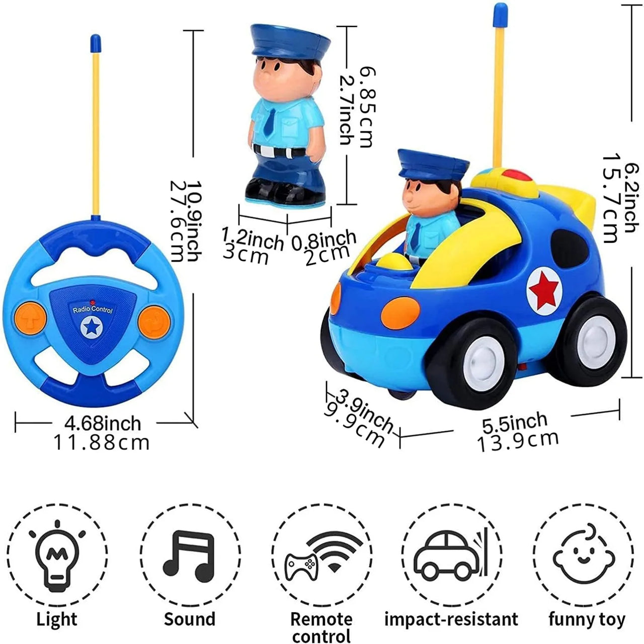 Police Toy Car™ - Le plaisir de la course - Voiture de police jouet