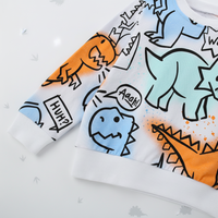 Thumbnail for Kids Dinosaur Sweatshirt – Confort et style – Pull pour enfant Dino