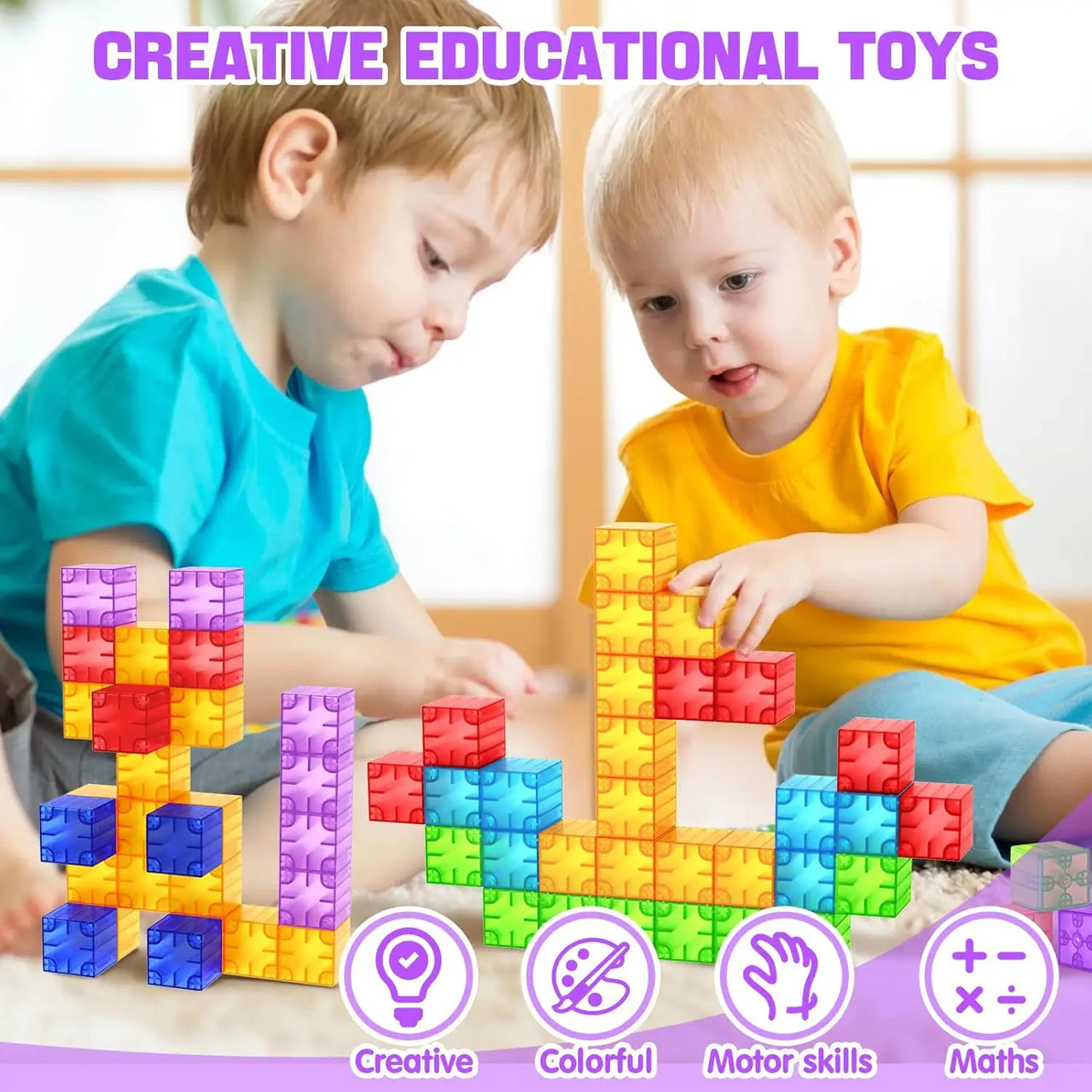 Magic Cubes - Fantaisie & Fun - Blocs de construction magnétiques