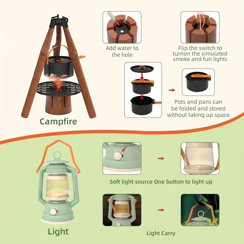 Kids Camping Adventure – Aventure et interaction – Kit de camping