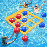 Thumbnail for Pool Tic Tac Toe – Coloré et amusant - Jeu de piscine quatre en ligne