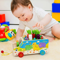 Thumbnail for Montessori Animal Matching Toy – Éducatif et interactif – Puzzle « Voiture à jouets »