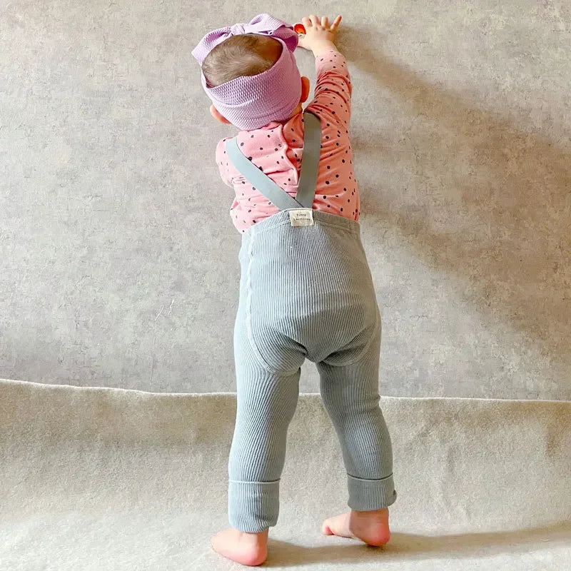 Mini FashionTM - Doux et Confortable - Leggings pour enfant avec bretelles