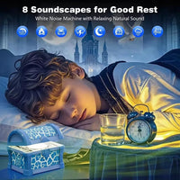 Thumbnail for StarBox – Agréable et apaisant – Lampe de nuit à projection « White Noise »