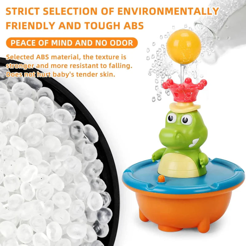 Light Up Crocodile Bath Toy – Interactif et jeux d'eau – Jouets de bain « Fontaine Crocodile »